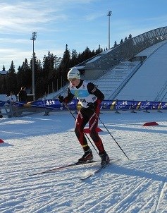 Håkon Midthjell Gjørven. Foto: Team Statkraft Nordfjord, (Kvalfoss-sprinten 2013)